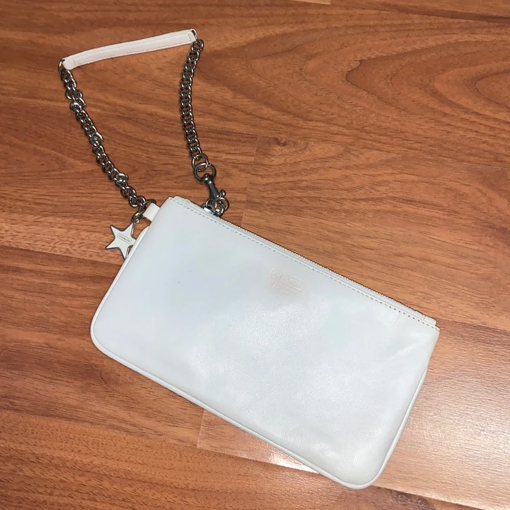 Coach Leather Wristlet